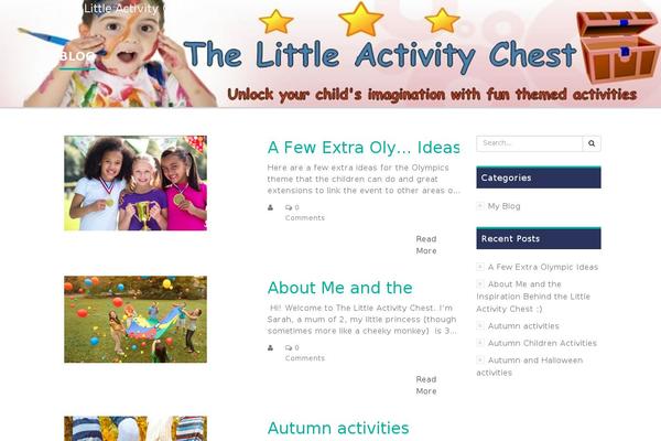 Di Blog theme site design template sample