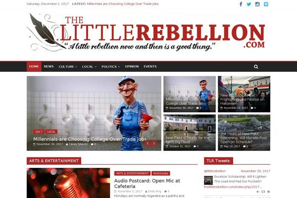 Default Mag theme site design template sample