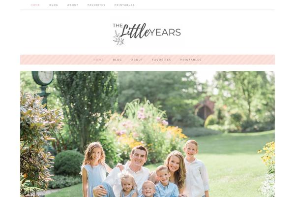 Darling theme site design template sample