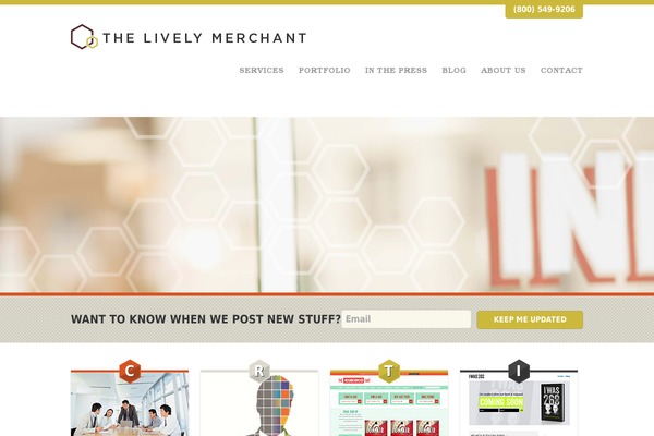thelivelymerchant.com site used Web-by-tlm