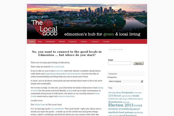thelocalgood.ca site used Dynamik