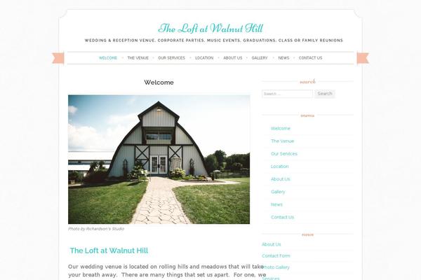 Sugar and Spice theme site design template sample
