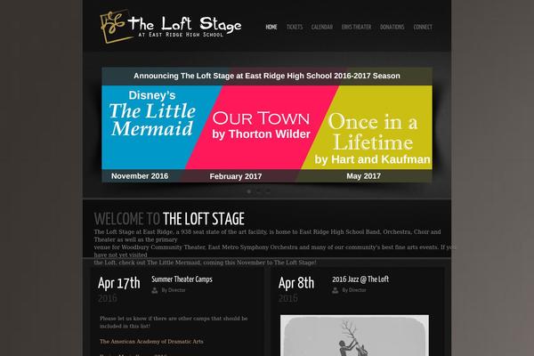 Cadenza theme site design template sample