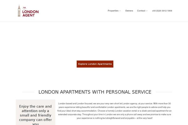 Realty theme site design template sample