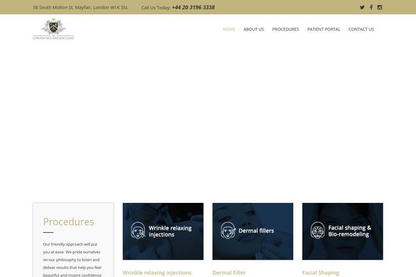 DentalCare theme site design template sample