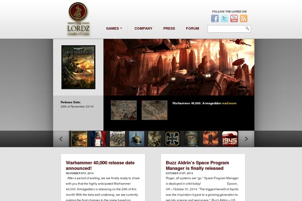 thelordzgamesstudio.com site used High-responsive
