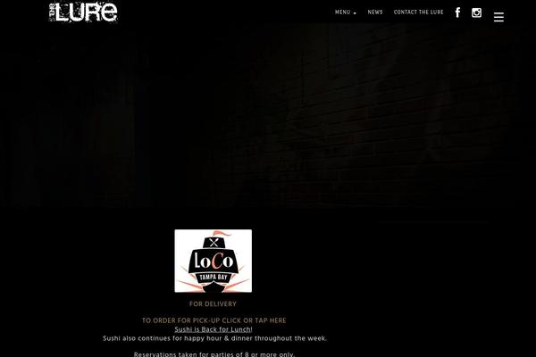 Tavern theme site design template sample