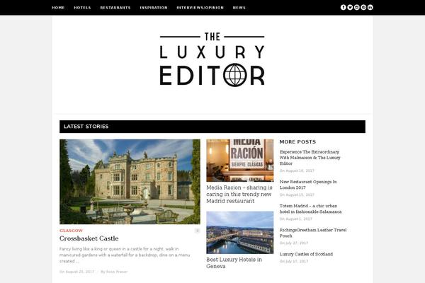 theluxuryeditor.com site used Redwood