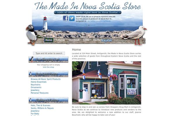 themadeinnovascotiastore.ca site used Simplyducky-madeinnsstore