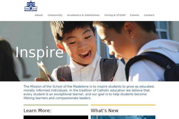 themadeleine.com site used School-of-madeleine