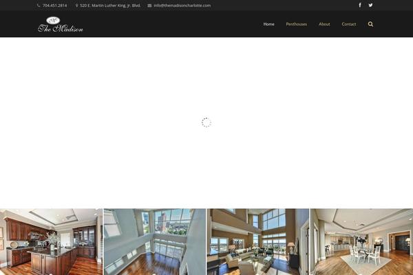 Impreza theme site design template sample