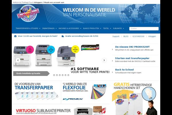 themagictouch.nl site used Flatsome Child Theme
