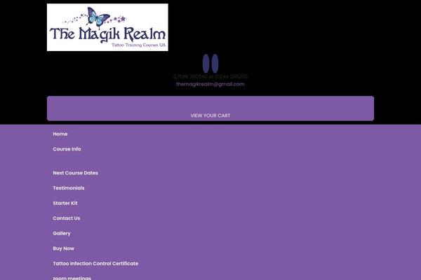themagikrealm.com site used Oxygen-is-not-a-theme
