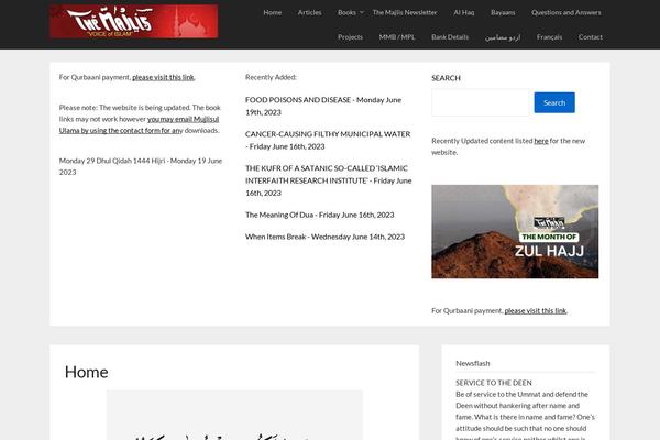 Site using Search & Filter plugin