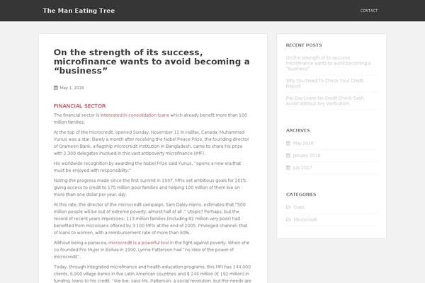 Solon theme site design template sample