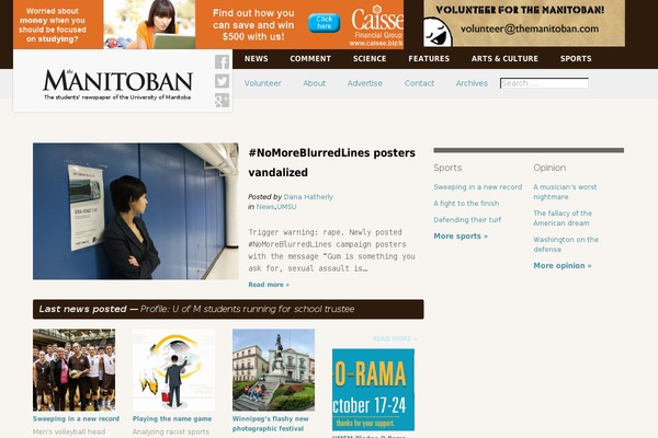 Mh-newsdesk theme site design template sample