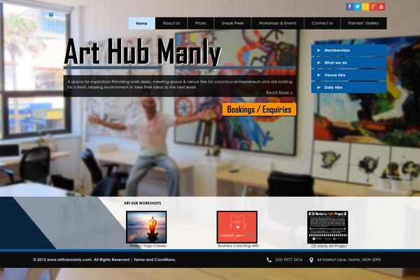 Typology theme site design template sample