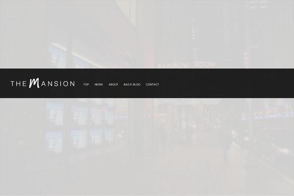 Mansion theme site design template sample