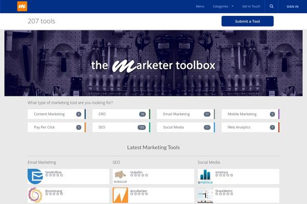 themarketertoolbox.com site used Aleyda