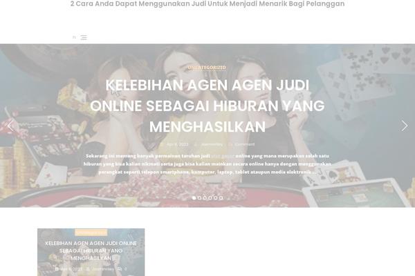 Gutener theme site design template sample