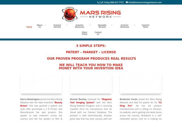 Divi Child theme site design template sample