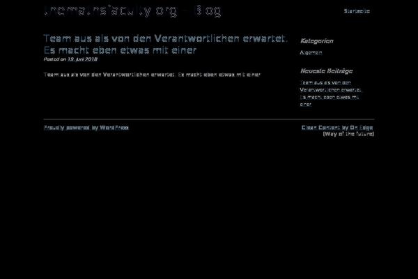 Clean-content theme site design template sample