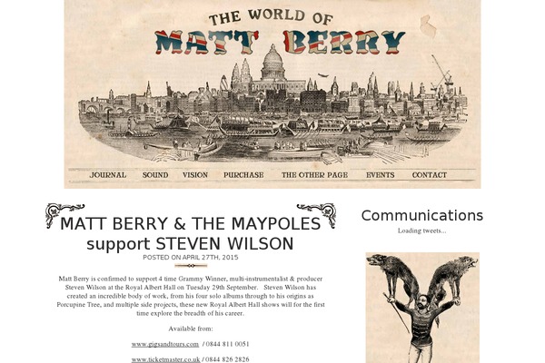 themattberry.co.uk site used Bandtheme-single