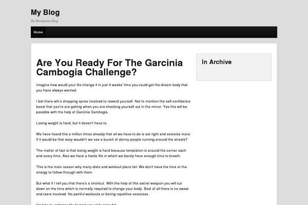 Gambit theme site design template sample