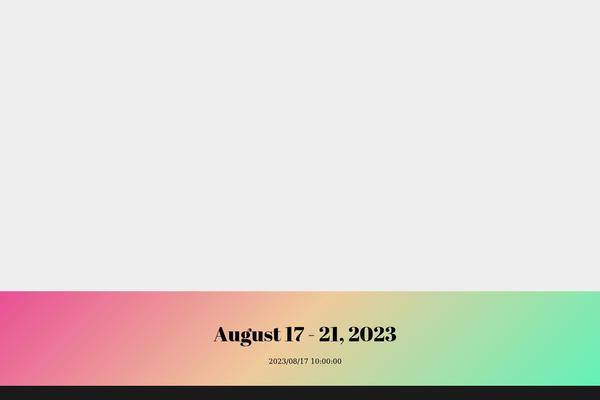 Site using Rdv-timetable plugin