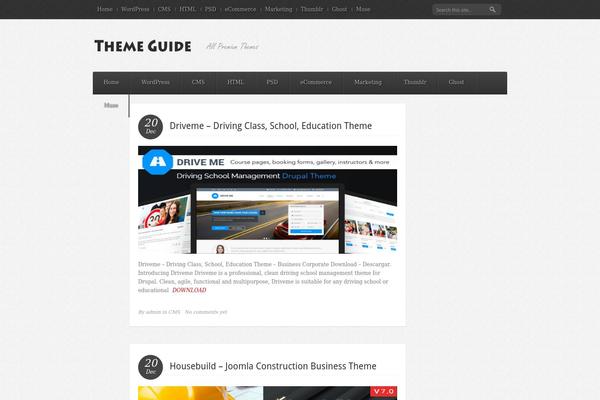 Maverick theme websites examples