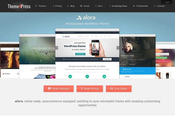 JS Support Ticket website example screenshot