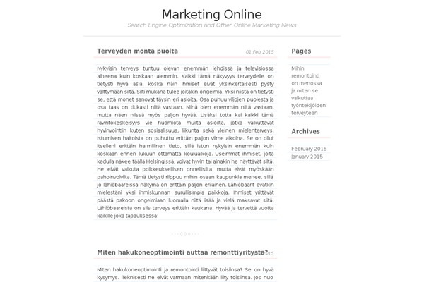 Designexo theme site design template sample