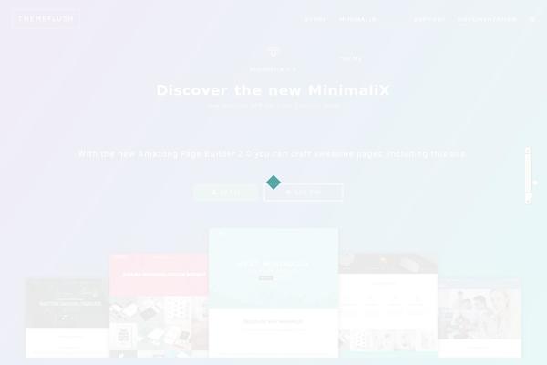 themeflush.com site used Minimalix