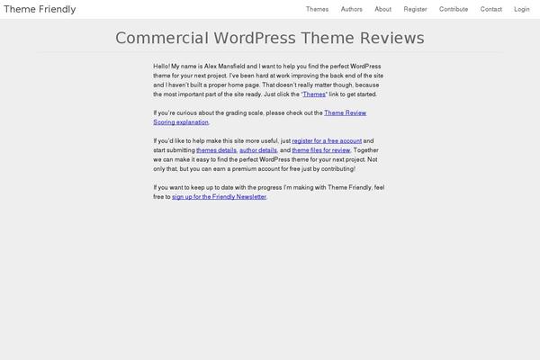 friendly theme websites examples