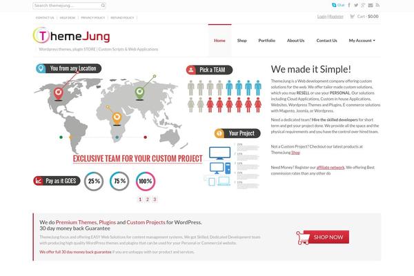 Site using Email Pick Up plugin