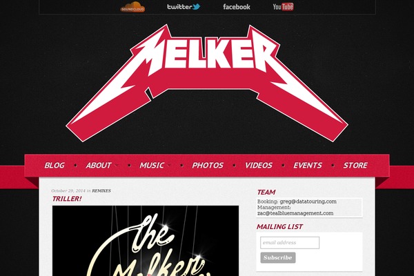 IndieFest theme site design template sample
