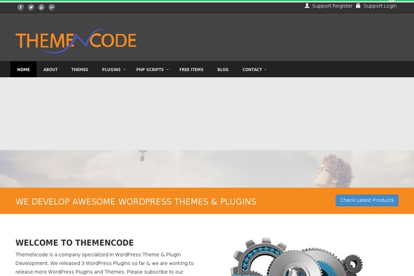 WordPress website example screenshot