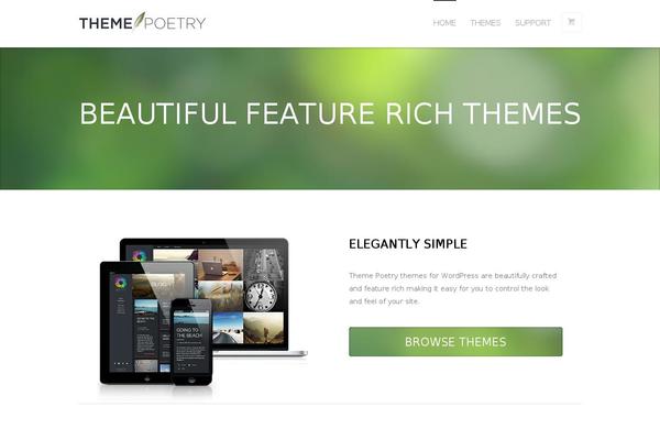 themepoetry.com site used Themepoetry