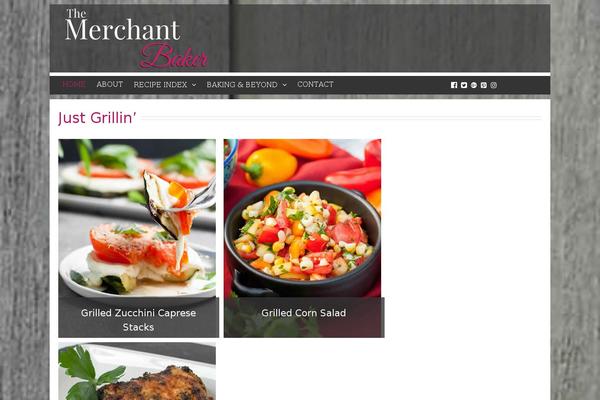 themerchantbaker.com site used Bamboo-trellis