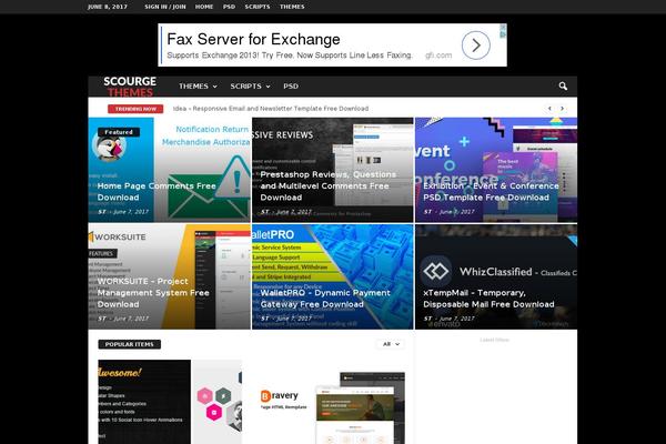 NewsMag theme site design template sample