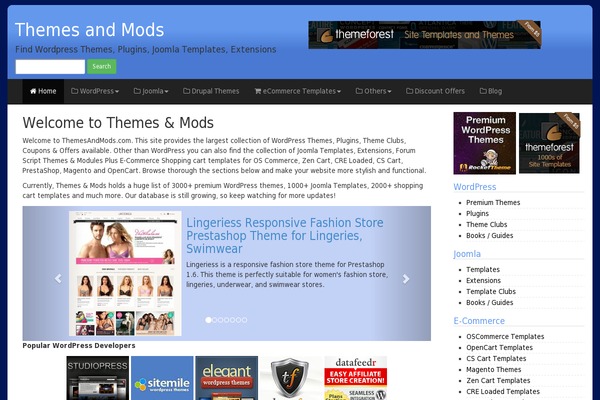 Site using Simple-urls plugin