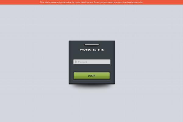 Site using Hide My Site plugin