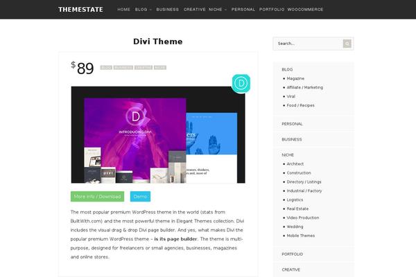 vaha theme websites examples