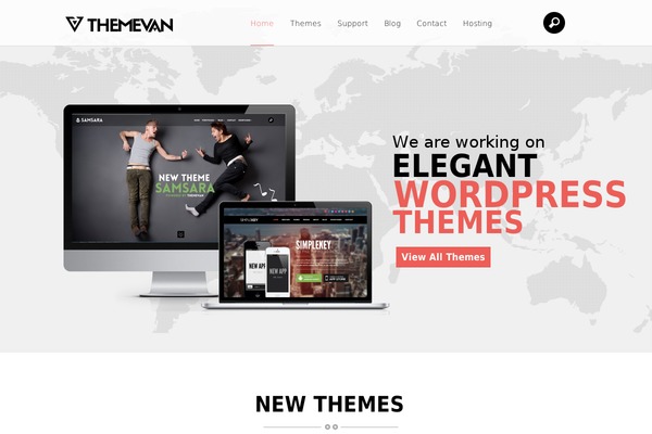 Vivid theme site design template sample
