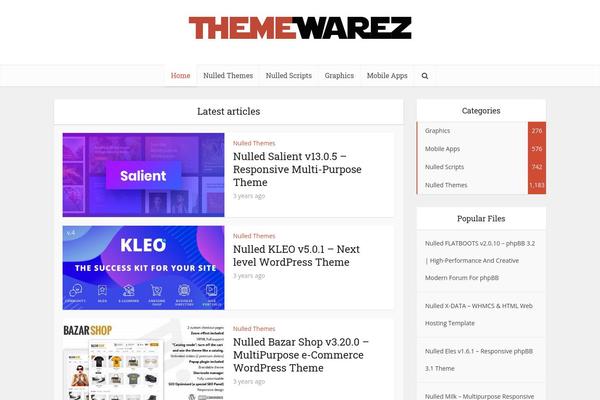 Site using Popular-post-widget plugin
