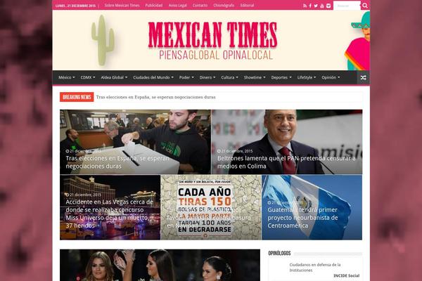 MX theme site design template sample
