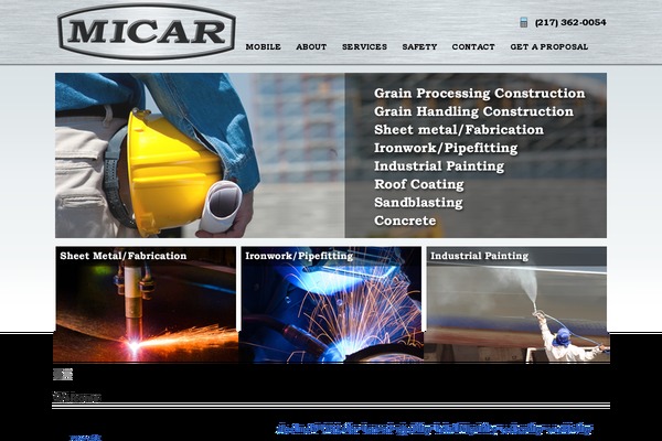 themicarcompany.com site used Mavideaherotheme-master