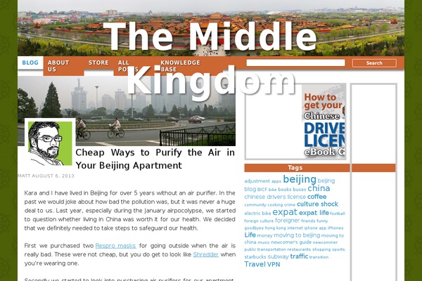 Site using WP Anchor Header plugin