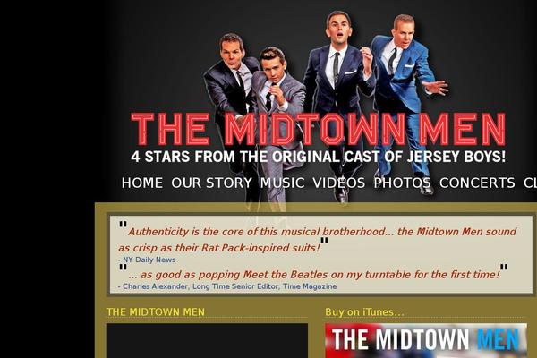 Roots theme site design template sample
