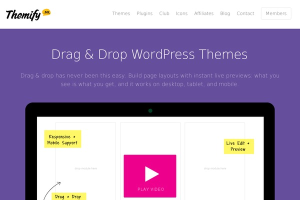 Site using Themify-popup plugin